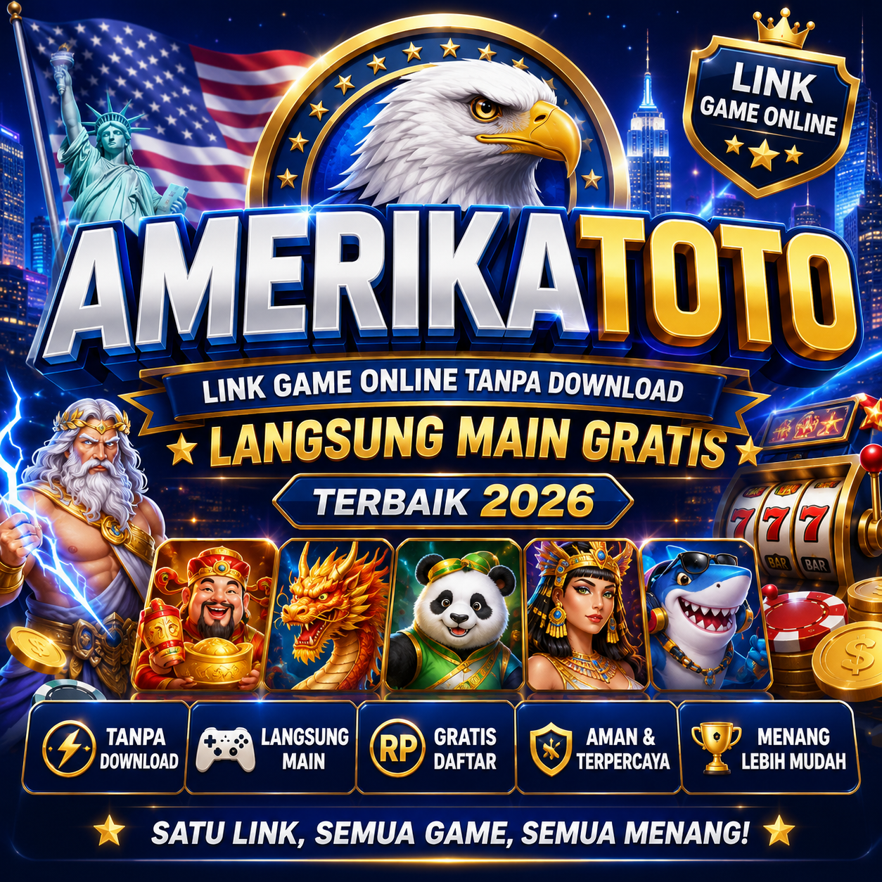 AMERIKATOTO > Game Online Dunia Yang Penuh Hiburan Tanpa Download Langsung Main!